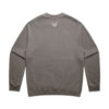 Grijze KMKG sweater achterkant met beeldmerk van KMKG Hybrid Athlete